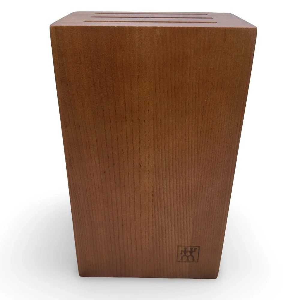 Zwilling JA Henckels Wood Knife Block 3 Slot 1034353 Brown FSC Certified Wood